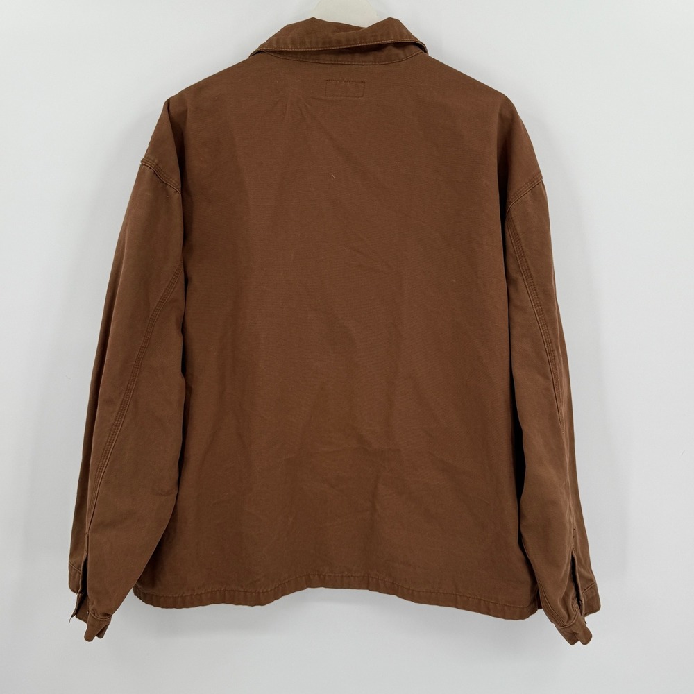 Fortress Products Jacket Men 2xl Brown Unlined Workwear Brown Duck Canvas Chore - Picture 3 of 5